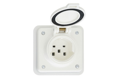 Image of UP Nass Steckdose T25 weiss bei JUMBO