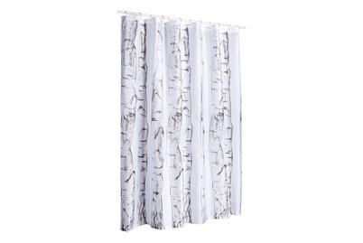 Image of Spirella Duschvorhang Wood Black bei JUMBO