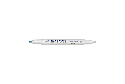 Image of Emboss-Dual-Pen, 2-seitig, transparent bei JUMBO