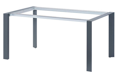 Image of Ellems Tischsystem Stettin Untergestell 150 x 90, Graphit bei JUMBO