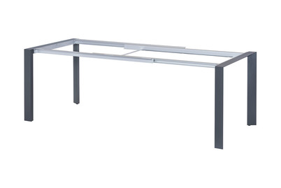 Image of Ellems Auszugtisch Stettin Aluminium Untergestell 150 / 210 x 90 cm, Graphit bei JUMBO
