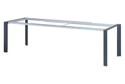 Image of Ellems Auszugtisch Aluminium beschichtet, graphit, gross bei JUMBO