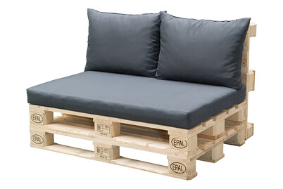 Image of Derby Palettenkissen Eco Look D 840 anthrazit bei JUMBO