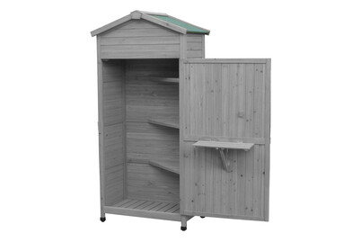 Image of Merox Gartenschrank Boston (88x56x180cm), grau bei JUMBO