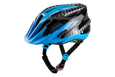 Image of Velohelm Alpina FB JR. 2.0 Flash, 50-55 cm, blau-schwarz bei JUMBO