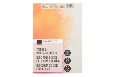 Image of Qualité&Prix Zeichenblock A4 weiss 110 g/m2 bei JUMBO