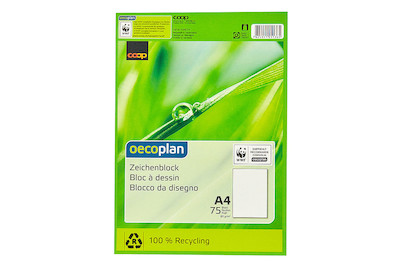 Image of Oecoplan Zeichenblock A4 80 g/m2 bei JUMBO