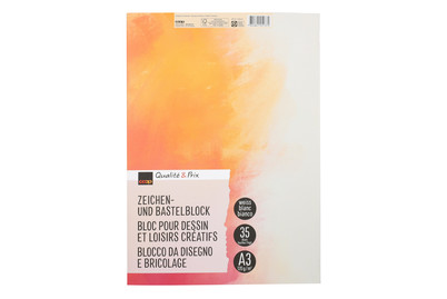 Image of Qualité&Prix Zeichenblock A3 120 g/m2 bei JUMBO
