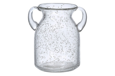 Image of Glasvase mit Griffen ØxH 15x17 cm bei JUMBO