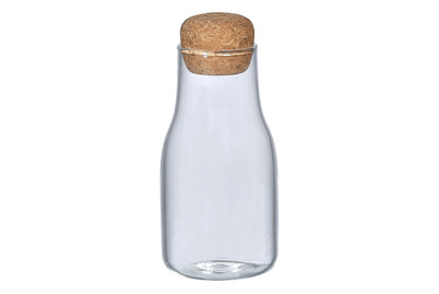 Image of Glasflasche Korkverschl. ØxH 5.8x13 cm bei JUMBO
