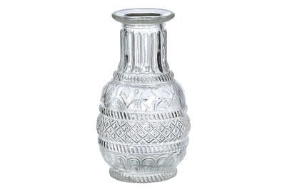 Image of Glasvase gemustert ØxH 7x13.5 cm bei JUMBO