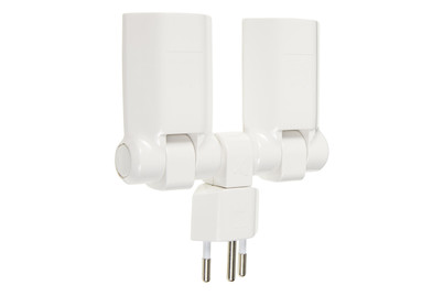 Image of Clip-Clap Abzweig-Stecker 2xTyp13 bei JUMBO