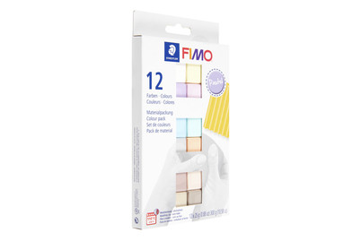 Image of Fimo Soft Colour Pack 12x 25 g 12 Farben Pastel bei JUMBO