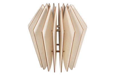 Image of Holz Lamellenlampe Kopenhagen,FSCMixCred, 22x22x23,5cm, 20-tlg., Box 1Set bei JUMBO