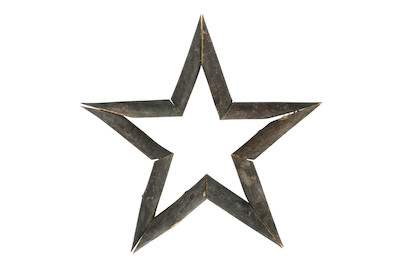 Image of Deko Holzstern, 30cm ø bei JUMBO