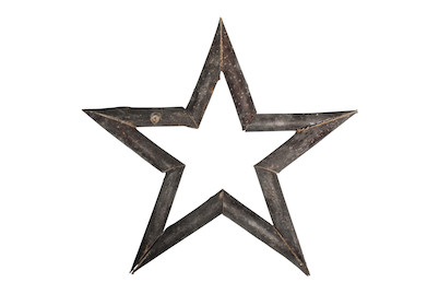 Image of Deko Holzstern, 40cm ø bei JUMBO