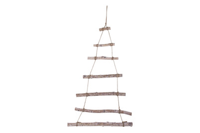 Image of Deko Holzleiter z. Hängen,Weihnachtsbaum, 75x40x1,5cm bei JUMBO