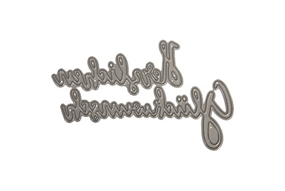 Image of Stanzschablone: Herzlichen Glückwunsch , 9,5x5,7cm, SB-Btl 1Stück bei JUMBO