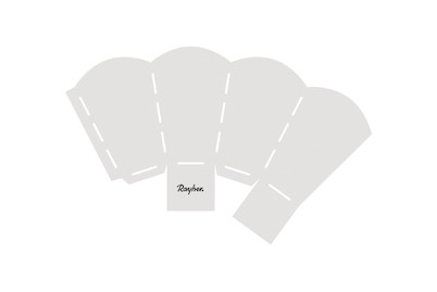 Image of Papierschablone Popcorn-Tüte, fertige Box 4,5x4,5x11cm, SB-Btl 1Stück bei JUMBO