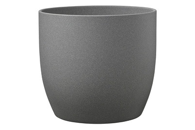 Image of Übertopf Basel Stone Ø27cm dunkelgrau bei JUMBO