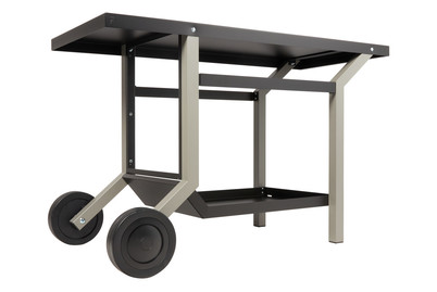 Image of Forge Adour Roll-Tisch für Plancha, schwarz-grau matt
