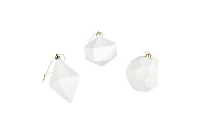 Image of Kunststoff-Kugeln Liv , 7-8cm,3 Designs, Box 3Stück bei JUMBO