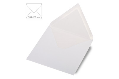 Image of Kuvert quad.,metallic, FSC Mix Credit, 160x160mm, 90g/m2, Beutel 5Stück bei JUMBO