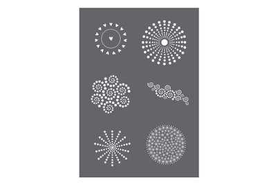 Image of Siebdruck-Schablone Dots A5, 1 Schablone+1 Rakel, SB-Btl bei JUMBO