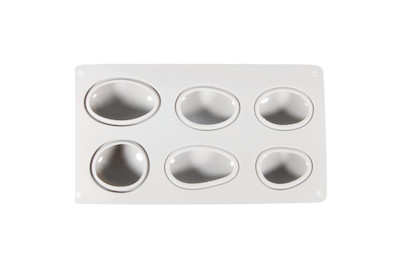 Image of Silikon-Giessform Steine, 14,5x26x3,5cm, 6 Formen, Box 1Stück bei JUMBO