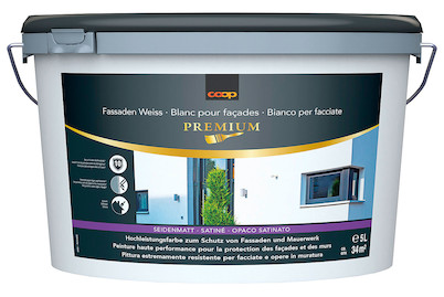 Image of Premium Fassaden weiss seidenmatt 5L bei JUMBO