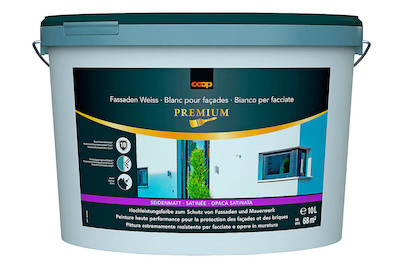 Image of Premium Fassaden weiss seidenmatt 10L bei JUMBO