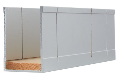 Image of Technocraft Gehrungsschneidlade 248x59x85mm, Aluminium, mit FSC-Holzeinlage bei JUMBO