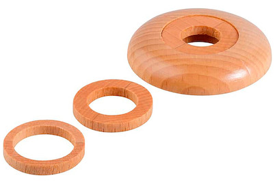Image of Universal Echtholz Rohrrosette Buche Ø 15/18/22 mm bei JUMBO