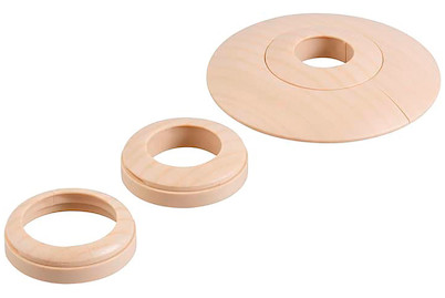 Image of Universal Kunststoff Rohrrosetten Ahorn Ø 15/18/22 mm bei JUMBO