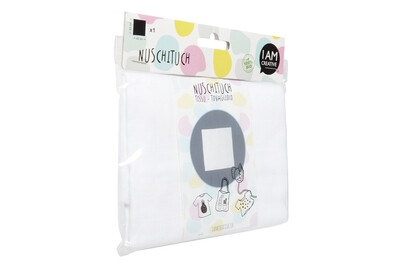 Image of Nuschituch Bio 62 x 62 cm. weiss bei JUMBO