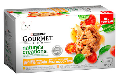 Image of Gourmet Nature's Creation Fleisch 4x85g bei JUMBO