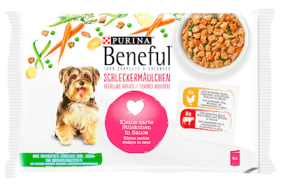 Image of Beneful Hundefutter Rind & Huhn 4x100g bei JUMBO