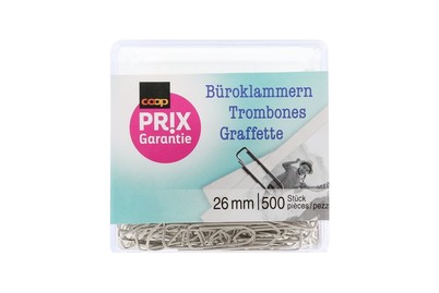 Image of Prix Garantie Büroklammern 26mm 500 Stück