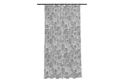 Image of Duschvorhang Zebra schwarz-weiss 180x200 cm bei JUMBO