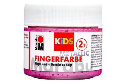 Image of Marabu Kids Fingerfarbe Metallic Rosa bei JUMBO