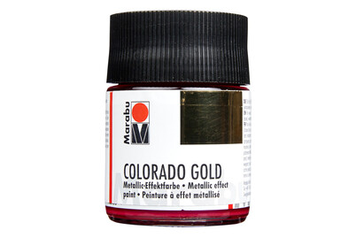 Marabu Colorado Gold Metallic Farbe - Palladium Effektfarbe 225ml Wasserbasiert