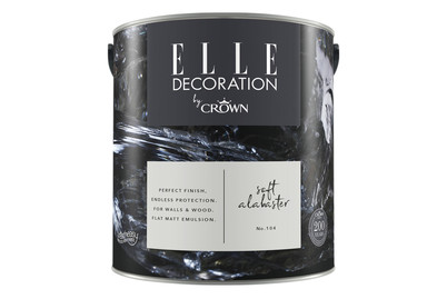 Image of Elle Decoration by Crown Premium Wandfarbe Matt Soft Alabaster No. 104 2.500L bei JUMBO