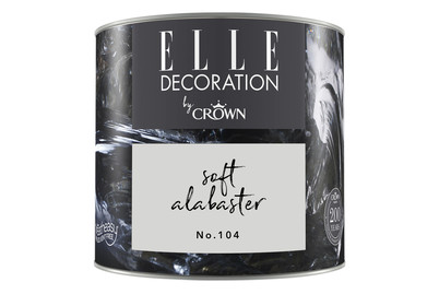 Image of Elle Decoration by Crown Premium Wandfarbe Matt Soft Alabaster No. 104 0.125L bei JUMBO