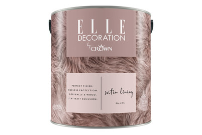 Image of Elle Decoration by Crown Premium Wandfarbe Matt Satin Lining No. 415 2.500L