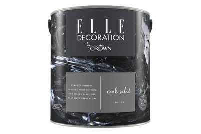 Image of Elle Decoration by Crown Premium Wandfarbe Matt Rock Solid No. 173 2.500L