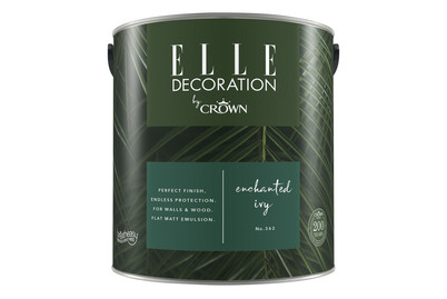 Image of Elle Decoration by Crown Premium Wandfarbe Matt Enchanted Ivy No. 362 2.500L