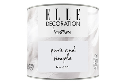 Image of Elle Decoration by Crown Premium Wandfarbe Matt Pure & Simple No. 601 0.125L