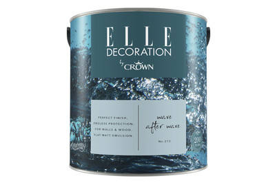 Image of Elle Decoration by Crown Premium Wandfarbe Matt Wave after Wave No. 212 2.500L