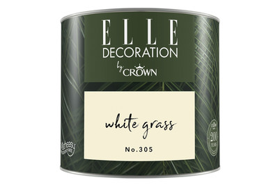 Image of Elle Decoration by Crown Premium Wandfarbe Matt White Grass No. 305 0.125L bei JUMBO