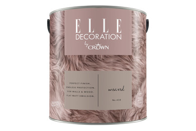Image of Elle Decoration by Crown Premium Wandfarbe Matt Weaved No. 438 2.500L bei JUMBO